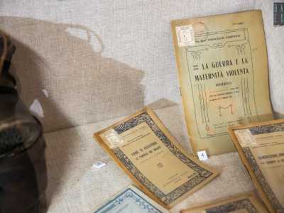 ...e con la sezione dedicata alla sanit� di guerra in cui vengono ricordati Lorenzo Bonomo e Francesco Campione